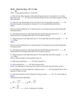 Bài giảng bài tập mạch dao động
