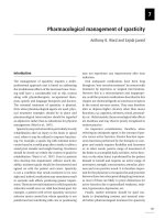 Pharmacological management of spasticity