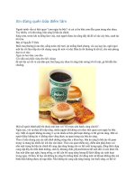 Xin đừng quên bữa điểm tâm