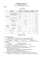 Đề Kiểm tra Học kỳ I_Ngữ Văn 7_5 Lẻ