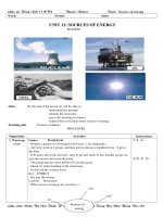 Bài giảng Unit 11 Tieng Anh 11 chuan