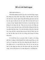 Để có trái bưởi ngon