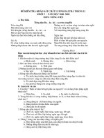 Đề kiểm tra khảo sát chất lượng đại trà lớp 5 Tháng 11