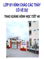 Bài soạn Diện tích hình tròn-Hình quạt tròn