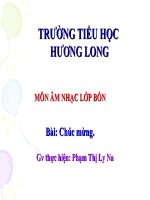 Bài giảng Chúc mừng