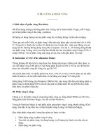 Khái niệm về phân vùng (Partition)