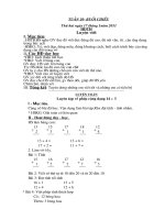 Bài giảng GA lop 1 tuan 20, buoi chieu cua minh day