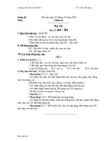 Bài giảng GA lớp 1 tuần 10 - Song