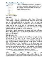 Gián án Thủ thuật hóa học