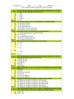 Bài soạn DE THI HKII CUC HAY