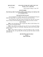 Tài liệu Số: 1118/QĐBan hành quy định về quyền hạn, nhiệm vụ khen thưởng và kỷ luật học sinh