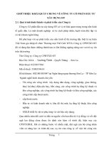 GIƠÍ THIỆU KHÁI QUÁT CHUNG VỀ CÔNG TY CỔ PHẦN ĐẦU TƯ XÂY DỰNG HT