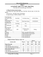 Báo cáo kiểm định CLGD THCS Yên Đồng