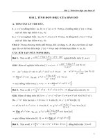 Tinh đơn điệu của hàm số.