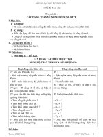 Bài soạn giao an tu chon hoa 9(cuc hay)