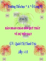 Gián án Luyện tập về câu kể Ai làm gì?