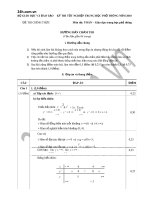 Dap An De Thi Tot Nghiep THPT Nam 2010