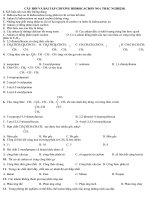 Bài giảng TRAC NGHIEM HIDROCACBON NO