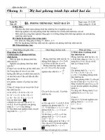 Đại số 9 chương III(3 cột)