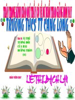 Bài soạn 1 TIẾT HỘI GIẢNG CỤM