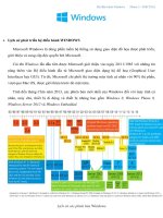  hệ điều hành windows