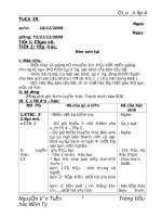 giáo án 4 tuan 19 - Hòa Nậm Ty - Hoàng su Phì