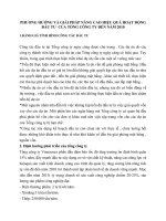 PHƯƠNG HƯỚNG VÀ GIẢI PHÁP NÂNG CAO HIỆU QUẢ HOẠT ĐỘNG ĐẦU TƯ  CỦA TỔNG CÔNG TY ĐẾN NĂM 2010