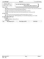 Gián án GIAO ÁN ĐẠI 9 HK2