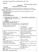 Bài soạn GIÁO ÁN L5 TUẦN 19 CẢ NGÀY