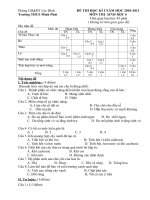 Bài giảng de thi hoc ki 1 co ma tran day du