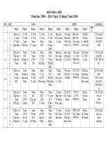 Bài soạn Thoi khoa bieu 2010- 2011