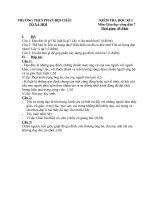 Kiểm tra học kì i. GDCD 789