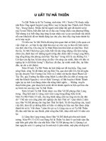 Tài liệu U UẤT TƯ MÃ THIÊN