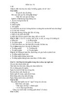 ĐỀ KIỂM TRA TỪ ĐỒNG NGHĨA....