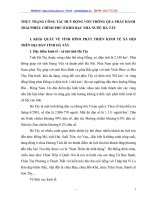 THỰC TRẠNG CÔNG TÁC HUY ĐỘNG VỐN THÔNG QUA PHÁT HÀNH TRÁI PHIẾU CHÍNH PHỦ Ở KHO BẠC NHÀ NƯỚC HÀ TÂY