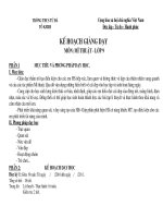 Gián án Kế hoạch giảng dạy MT 9