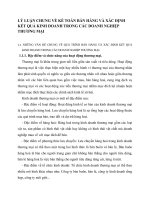 LÝ LUẬN CHUNG VỀ KẾ TOÁN BÁN HÀNG VÀ XÁC ĐỊNH KẾT QUẢ KINH DOANH TRONG CÁC DOANH NGHIỆP THƯƠNG MẠI