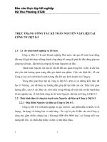 THỰC TRẠNG CÔNG TÁC KẾ TOÁN NGUYÊN VẬT LIỆUTẠI CÔNG TY DỆT 8