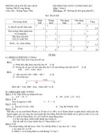 Đề KT chất lượng HK I toán 6