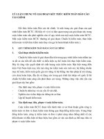 85673LÝ LUẬN CHUNG VỀ GIAI ĐOẠN KẾT THÚC KIỂM TOÁN BÁO CÁO TÀI CHÍNH