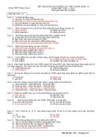 Bài soạn De thi khao sat khoi 10