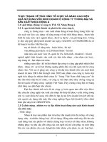 thực trạng về tình hình tổ chức và nâng cao hiệu quả sử dụng vốn kinh doanh ở Công ty Thương mại và sản xuất nhựa Đông