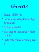 tap doc. Mua thao qua