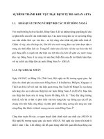 SỰ HÌNH THÀNH KHU VỰC MẬU DỊCH TỰ DO ASEAN AFTA