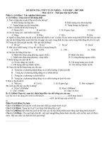 Gián án Kiểm tra 1 tiết Vật Lý HKI