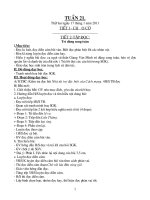 Bài giảng GA- Tuan 21- CKT