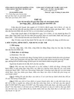 Bài giảng thể lệ cuộc thi cải cách hành chính 2001-2010