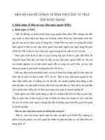 MỘT SỐ VẤN ĐỀ CƠ BẢN VỀ HÌNH THỨC ĐẦU TƯ TRỰC TIẾP NƯƠC NGOÀI