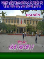 Bài soạn TIẾT 55-CÔNG THỨC NGHIỆM THU GỌN