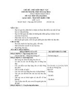 CHỦ ĐỀ : THẾ GIỚI THỰC VẬT